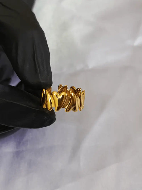 Beaded Band Ring